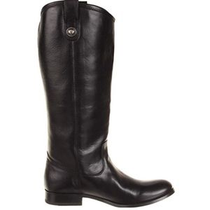 Black Frye Melissa Button Riding Boots